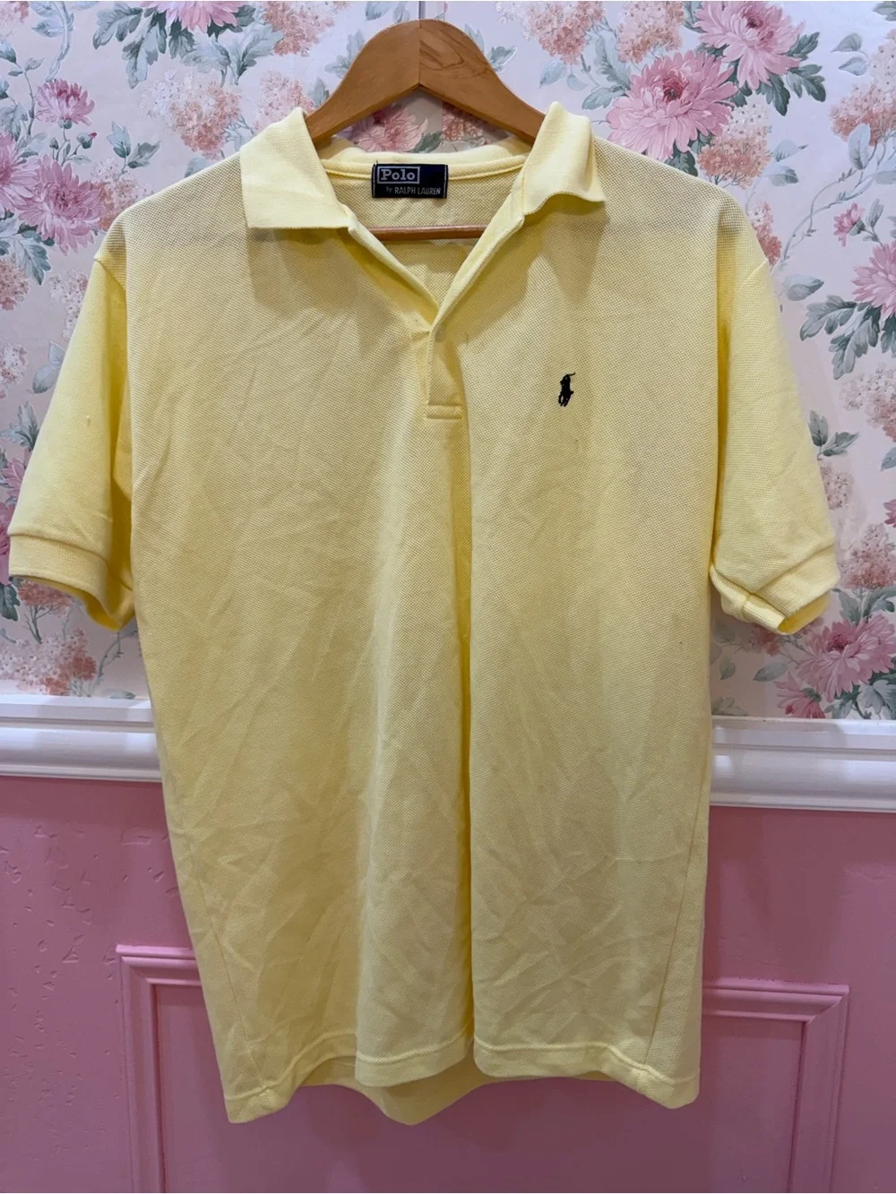 Vintage Polo by Ralph Lauren Yellow Classic Polo Shirt